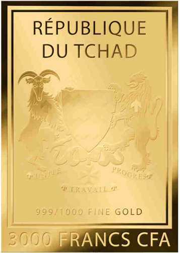 1/1000 oz Merry Christmas 3000 franku Čada zelta monēta (3)