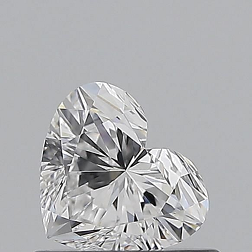0.54 carat D-VVS1 Natūralus Heart Deimantas (1)