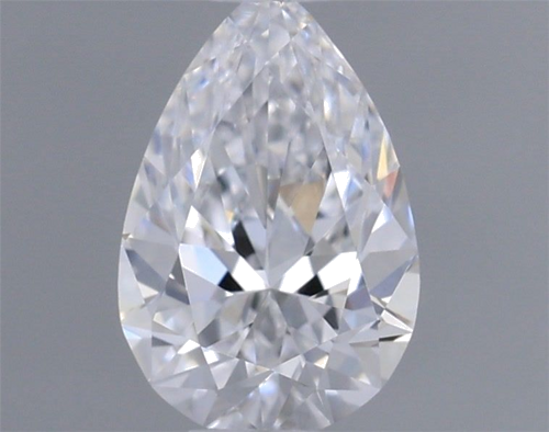 0.3 carat D-VVS2 Natūralus Pear Deimantas (1)
