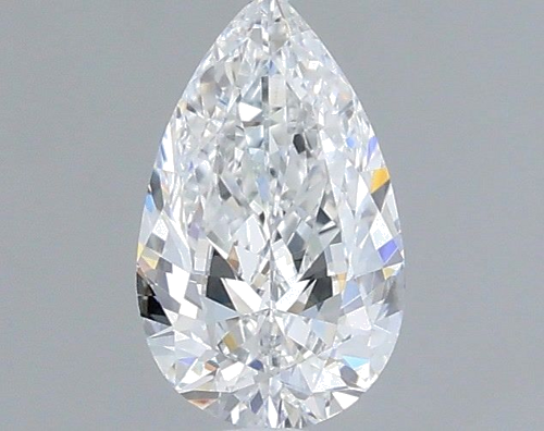 0.4 carat D-VVS2 Natūralus Pear Deimantas (1)
