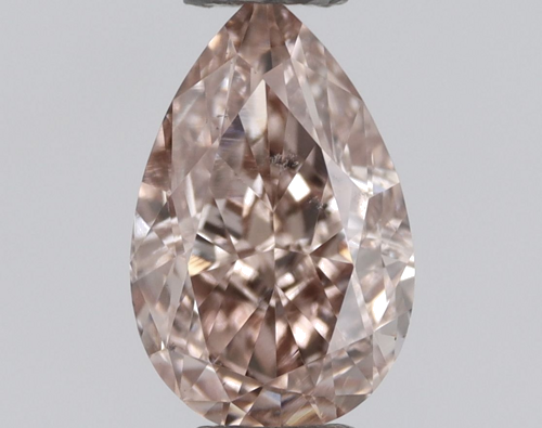 0.41 carat Fancy Brownish Orangey Pink-VS2 Natūralus Pear Deimantas (1)