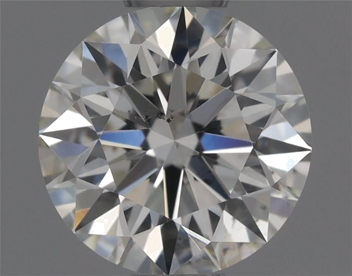 0.44 carat I-SI1 Excellent cut Natūralus Round Deimantas (1)
