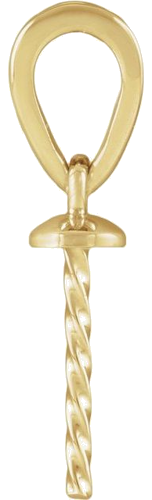 Pakabukas „Pearl“ 14k yellow gold Pearl 10mm (2)