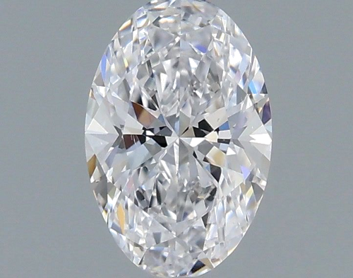 0.5 carat D-VS2 Natūralus Oval Deimantas (1)