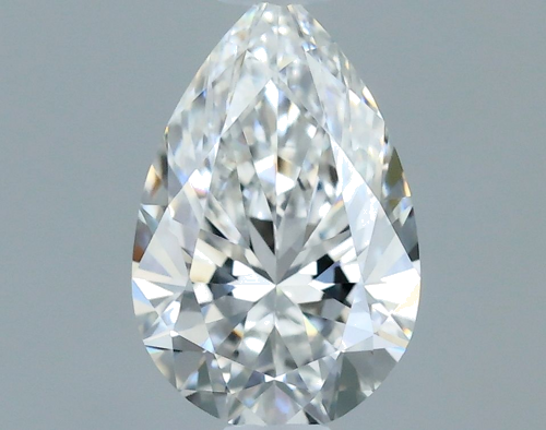 0.4 carat E-VVS2 Natūralus Pear Deimantas (1)