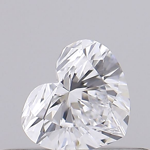 0.21 carat D-VVS2 Natūralus Heart Deimantas (1)