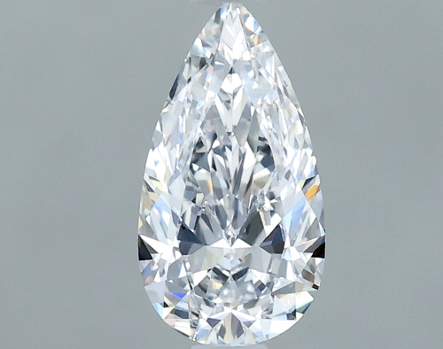 0.64 carat D-VVS1 Natūralus Pear Deimantas (1)