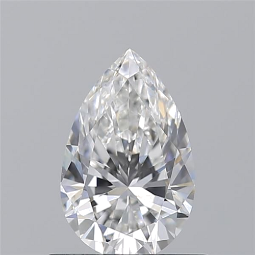 0.71 carat F-VVS1 Natūralus Pear Deimantas (1)