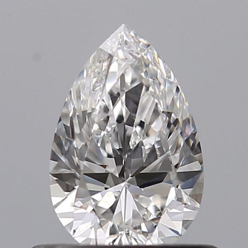 0.52 carat D-VVS2 Natūralus Pear Deimantas (1)