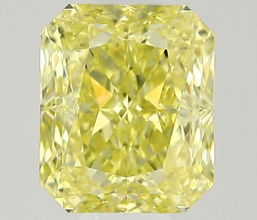 0.5 carat Fancy Intense Yellow-VS1 Natūralus Radiant Deimantas (1)