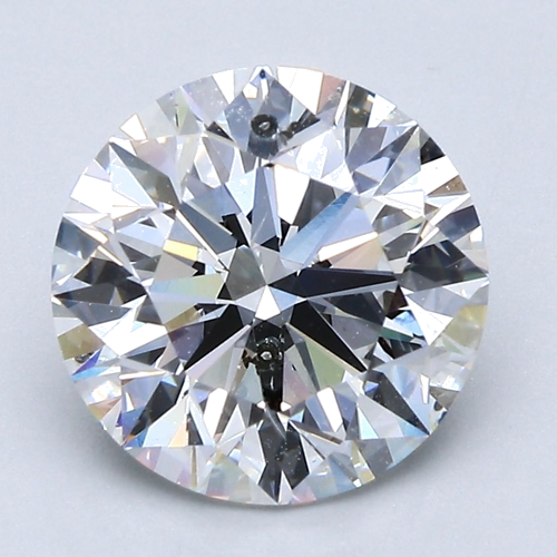 3.12 carat E-SI2 Excellent cut Natūralus Round Deimantas (1)