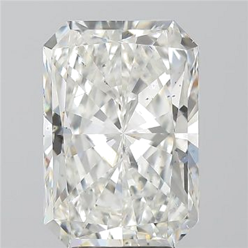 5.02 carat H-SI2 Natūralus Radiant Deimantas (1)