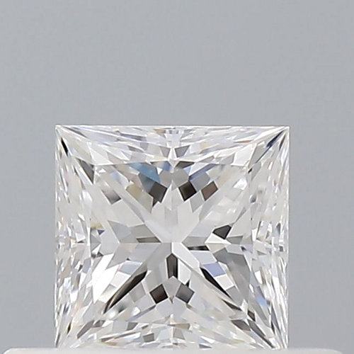 0.4 carat E-IF Natūralus Princess Deimantas (1)