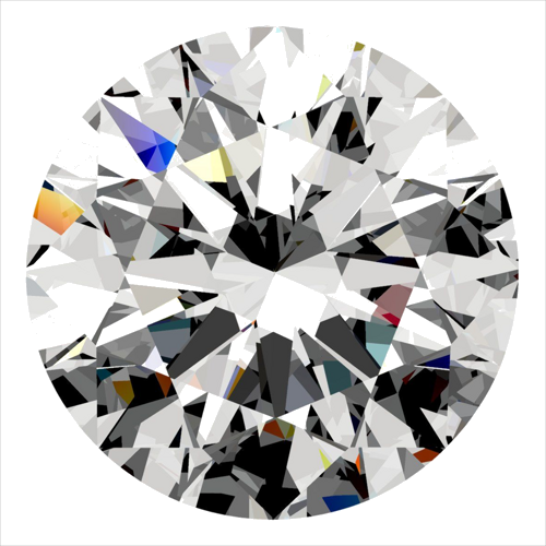 0.44 carat G-VS1 Excellent cut Natūralus Round Deimantas (1)