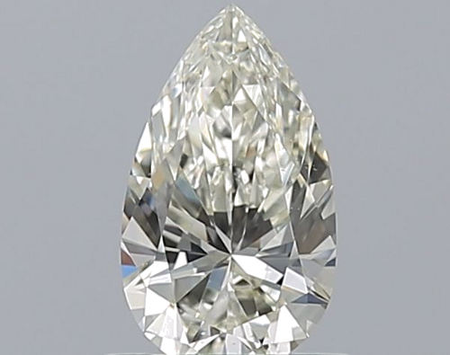 0.71 carat K-SI1 Natūralus Pear Deimantas (1)