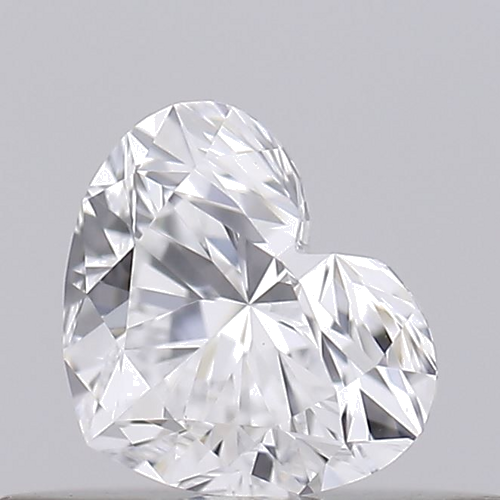 0.27 carat D-VVS2 Natūralus Heart Deimantas (1)