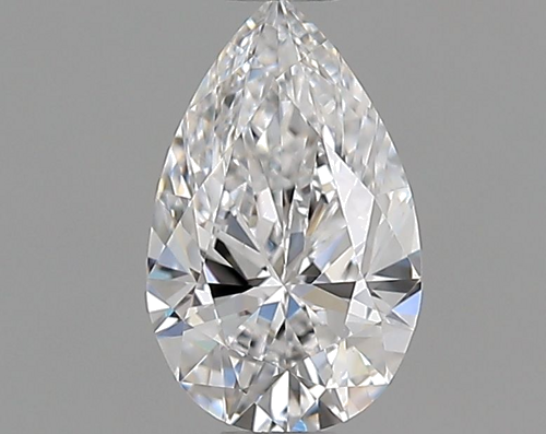 0.7 carat D-VS1 Natūralus Pear Deimantas (1)