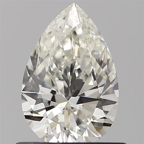 0.58 carat I-VS2 Natūralus Pear Deimantas (1)