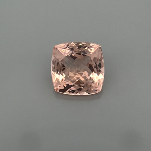 6.72 carat PINK Cushion Morganite (1)
