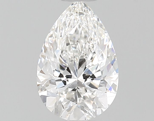 0.57 carat F-VS1 Natūralus Pear Deimantas (1)
