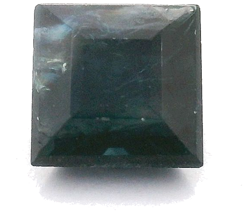 0.68 carat BLUE STEP cut Square Safyras (1)