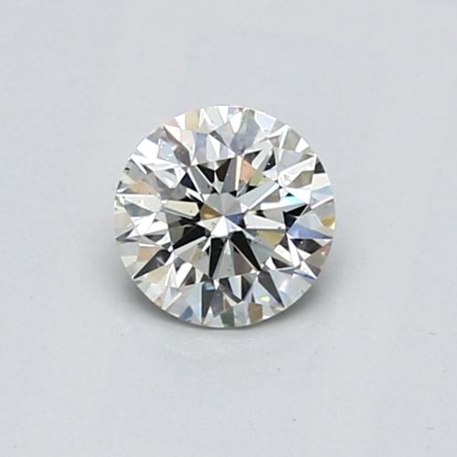 0.55 carat Faint Yellowish Yellow Green-SI1 GD cut Natūralus Round Deimantas (1)