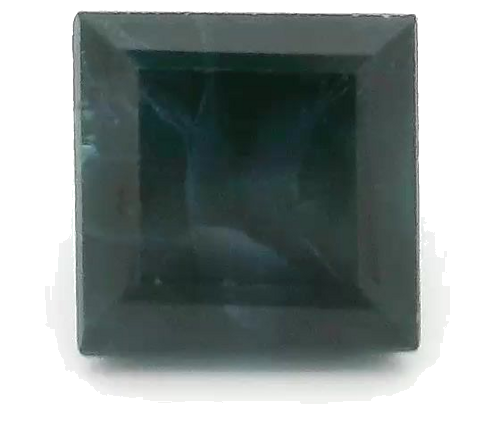 0.72 carat BLUE STEP cut Square Safyras (1)
