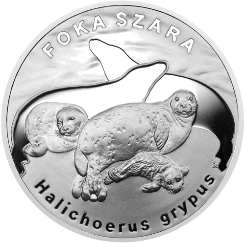 20 злоти Сиви тюлени 2007 Полша сребърна монета (1)