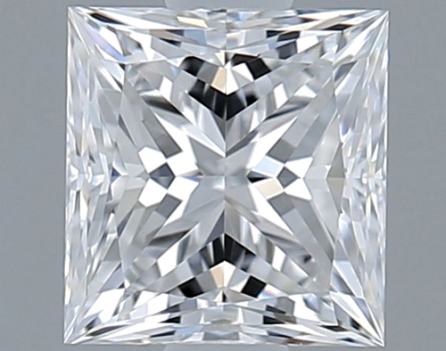 1.0 carat D-VS1 Natūralus Princess Deimantas (1)