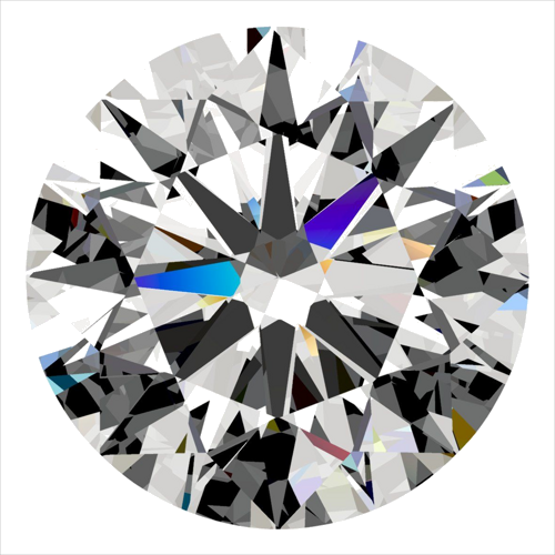 0.3 carat D-VS1 Excellent cut Natūralus Round Deimantas (1)