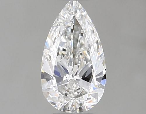 0.3 carat F-VVS2 Natūralus Pear Deimantas (1)