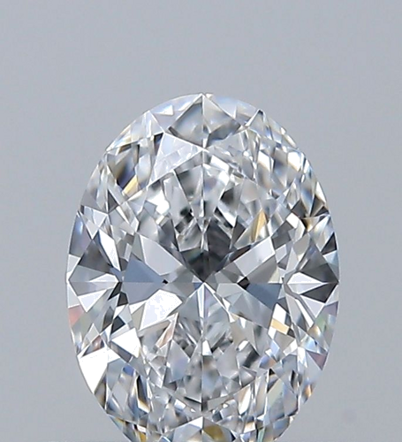 0.45 carat D-VVS1 Natūralus Oval Deimantas (1)