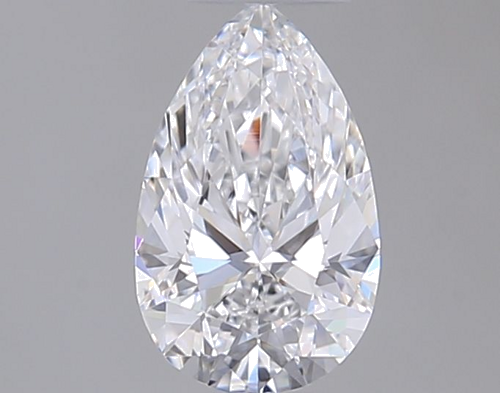 0.32 carat D-VVS1 Natūralus Pear Deimantas (1)