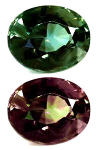 0.38 carat GREEN Oval Alexandrite (1)