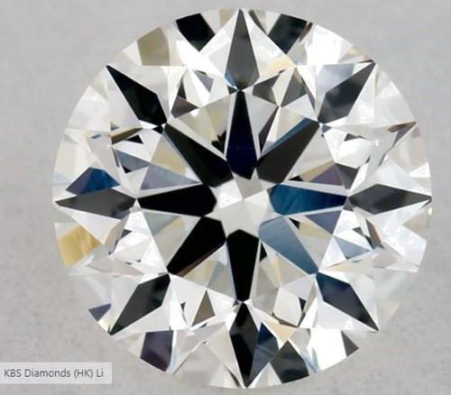 0.54 carat H-VVS2 Excellent cut Natūralus Round Deimantas (1)