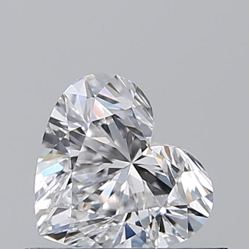 0.53 carat D-SI1 Natūralus Heart Deimantas (1)