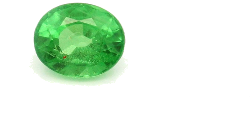 0.53 carat GREEN Oval Garnet (1)