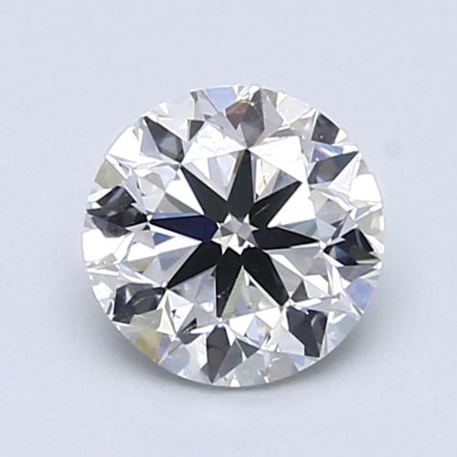 0.9 carat F-SI1 Very Good cut Natūralus Round Deimantas (1)