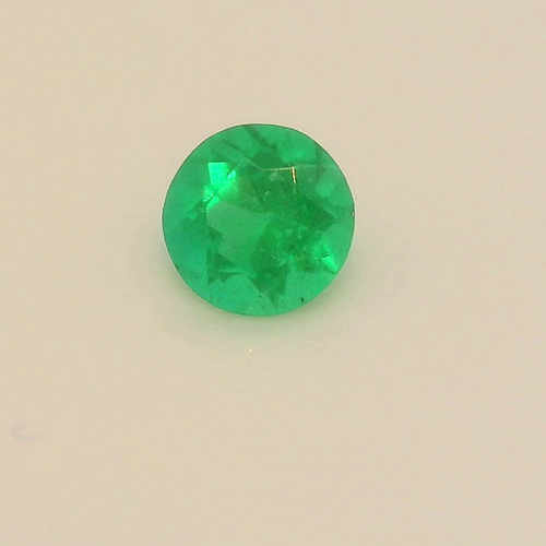 0.17 carat GREEN Round Smaragdas (1)