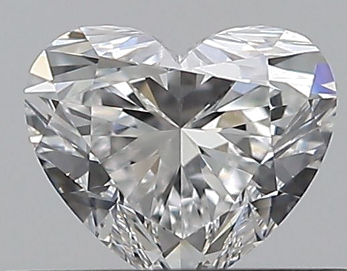 0.4 carat E-VVS1 Natūralus Heart Deimantas (1)