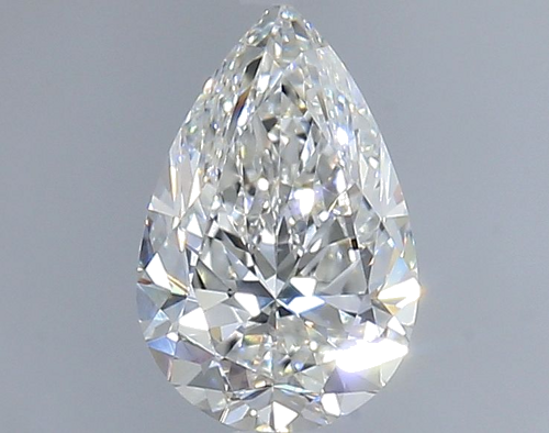 1.0 carat F-VS2 Natūralus Pear Deimantas (1)