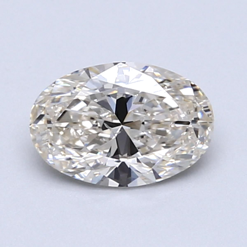 0.9 carat K FAINT BROWN-SI1 Natūralus Oval Deimantas (1)