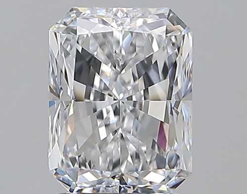 2.21 carat D-SI1 Natūralus Radiant Deimantas (1)