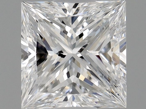 0.59 carat D-VVS1 Natūralus Princess Deimantas (1)