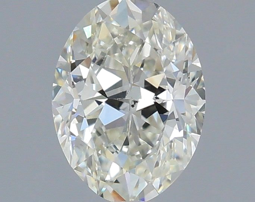 0.5 carat J-SI1 Natūralus Oval Deimantas (1)