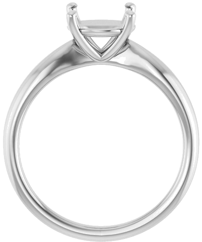Sužadėtuvių Žiedas 950 Platinos Round 8.2mm (2)