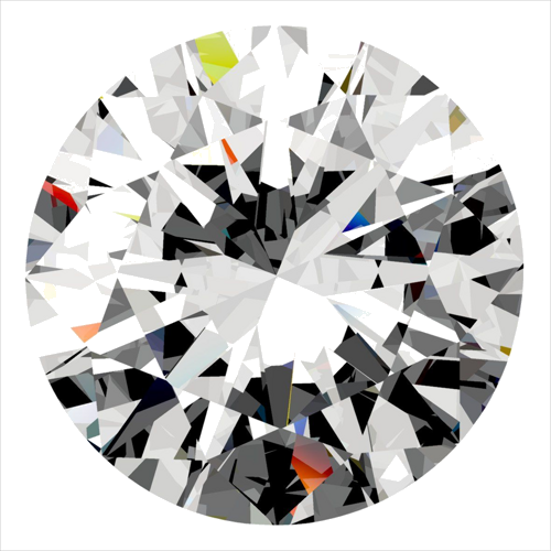 0.3 carat F-SI1 Very Good cut Natūralus Round Deimantas (1)