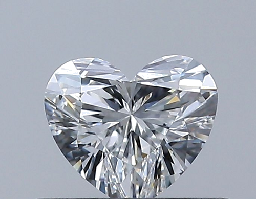 0.35 carat F-VVS1 Natūralus Heart Deimantas (1)