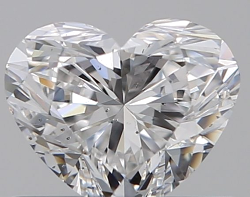 0.46 carat E-SI1 Natūralus Heart Deimantas (1)
