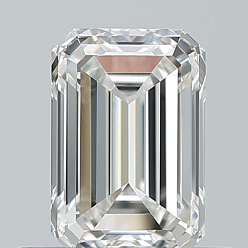 0.7 carat F-VVS2 Natūralus Emerald Deimantas (1)